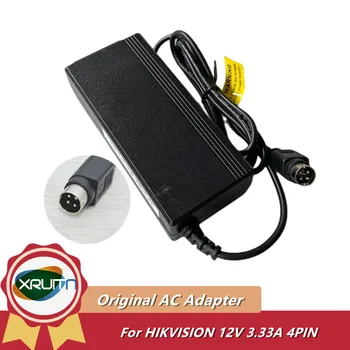 Valódi A HIKVISION Videó Felvevő Tápegység 12V 3.33 EGY 40W 4 TŰS CWT-HÁLÓZATI Adapter Adapter KPL-040F-VI KPL-040F Töltő Teljesítmény