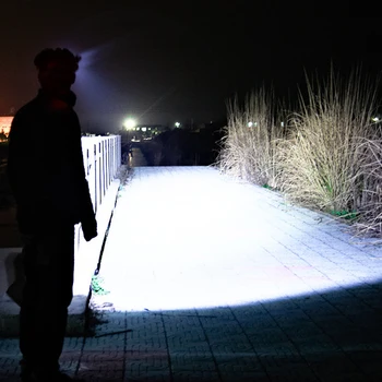 XPE+COB LED Éjszakai Fény Hullám Indukciós Vízálló, Erős Fény Fényszóró C-Típusú USB-Töltés Kültéri Biztonsági Fényszóró Halászat
