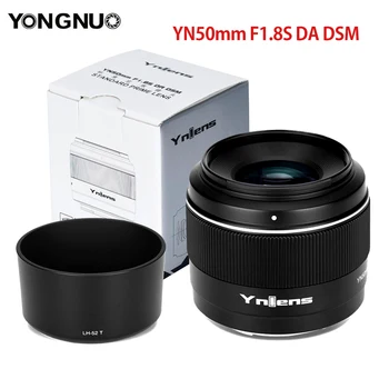 YONGNUO YN50mm F1.8S DA DSM Nagy fényerejű AF MF 50mm F1.8 Standard Miniszterelnök Portré Objektív, Auto Fókusz Sony E-mount APS-C Kamera