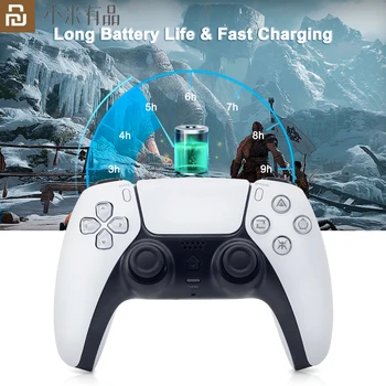 Youpin PS4 Gamepad PS5 Megjelenés Zenekar Rezgés érintőképernyő Bluetooth Vezeték nélküli Játékvezérlő Szuper Hosszú Állóképességi Multicolor