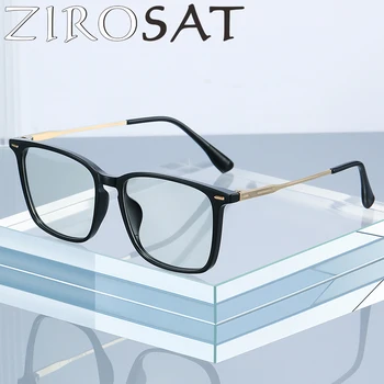 ZIROSAT ST6201 Anti-Blue Ray Optikai TR-90-es-Teljes-rim Keret Tiszta Titán Lábát Szemüveg Rx Férfiak Szemüveg, Férfi Szemüvegek