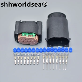 shhworldsea 8 Pin 1-1534229-1 Elektromos Szem Radar Érzékelő Csatlakozóját Lane Change Segítséget Vezérlő Csatlakozó A4L A5 4F0972708
