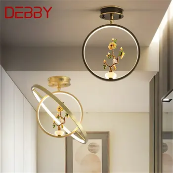 ·DEBBY Réz csillár Modern Luxus Arany Lámpa, Lámpatestek, LED Kreatív Otthoni Dekoráció