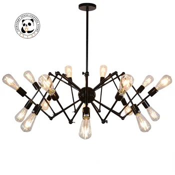 Északi Kreatív Pók, Csillár, LED E27 Klasszikus Rusztikus Bár Lámpák Étkező Medál Fény Modern Otthon Edison Lámpatest