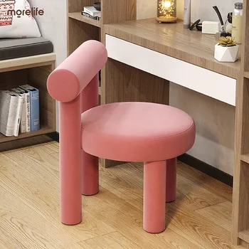 Északi tervező kreatív étkező szék smink szék kávé szék öltözködés széklet luxus modern bútorok szálloda szabadidős szék