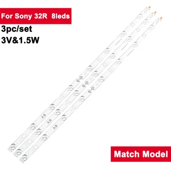 Új 8LED LED Háttérvilágítás Szalag Sony 32Inch TV KDL-32R43 KDL-32R430B KDL-32R420B KDL-32R413B KDL-32R433
