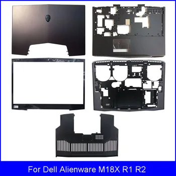 Új Laptop LCD hátlap A Dell Alienware M18X R1 R2 Sorozat Előlapot Palmrest Alsó Esetben A B C D Borító Barna