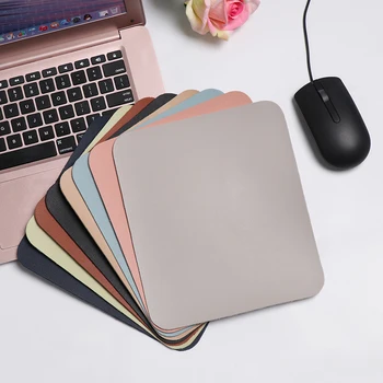 Új Érkezés Univerzális csúszásgátló Egér Pad Bőr Gaming Egerek Mat Új Asztal Párna Divat Kényelmes Laptop PC MacBook