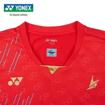 Új Érkezés Yonex Yy Tollaslabda Jersey Lin Dan Stílus Sport Lélegző Ujjatlan T-shirt Férfi 10322ldcr