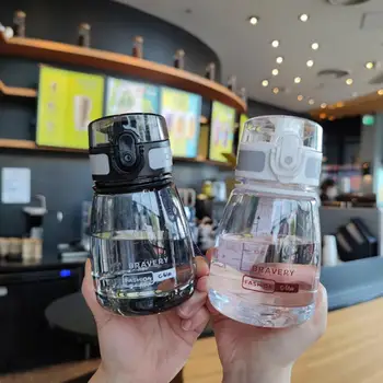 Mini Közvetlen poharat Anti-forrázás Inni, Könnyű Tisztítás Nyári Élelmiszer Minőségű Víz Üveg